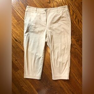 Talbots Tan Capris - Size 16 Petite